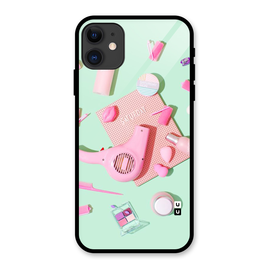 Night Out Slay Glass Back Case for iPhone 11