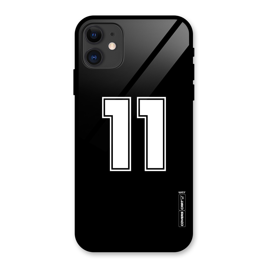 Number 11 Glass Back Case for iPhone 11