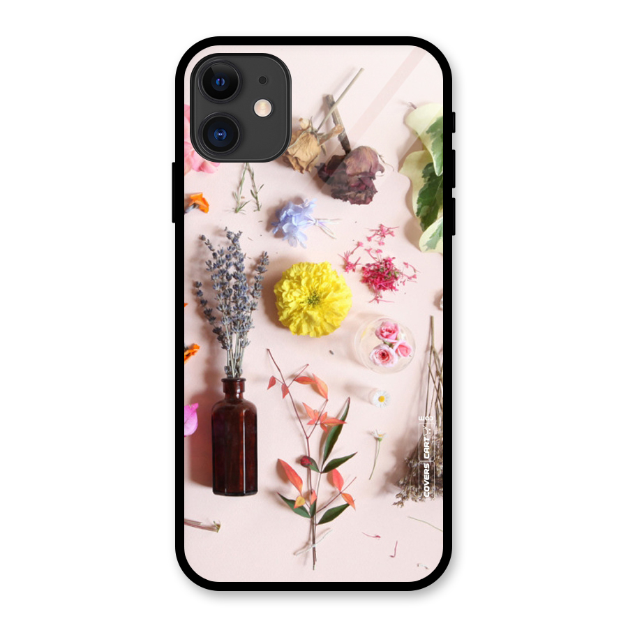 Old Petals Glass Back Case for iPhone 11