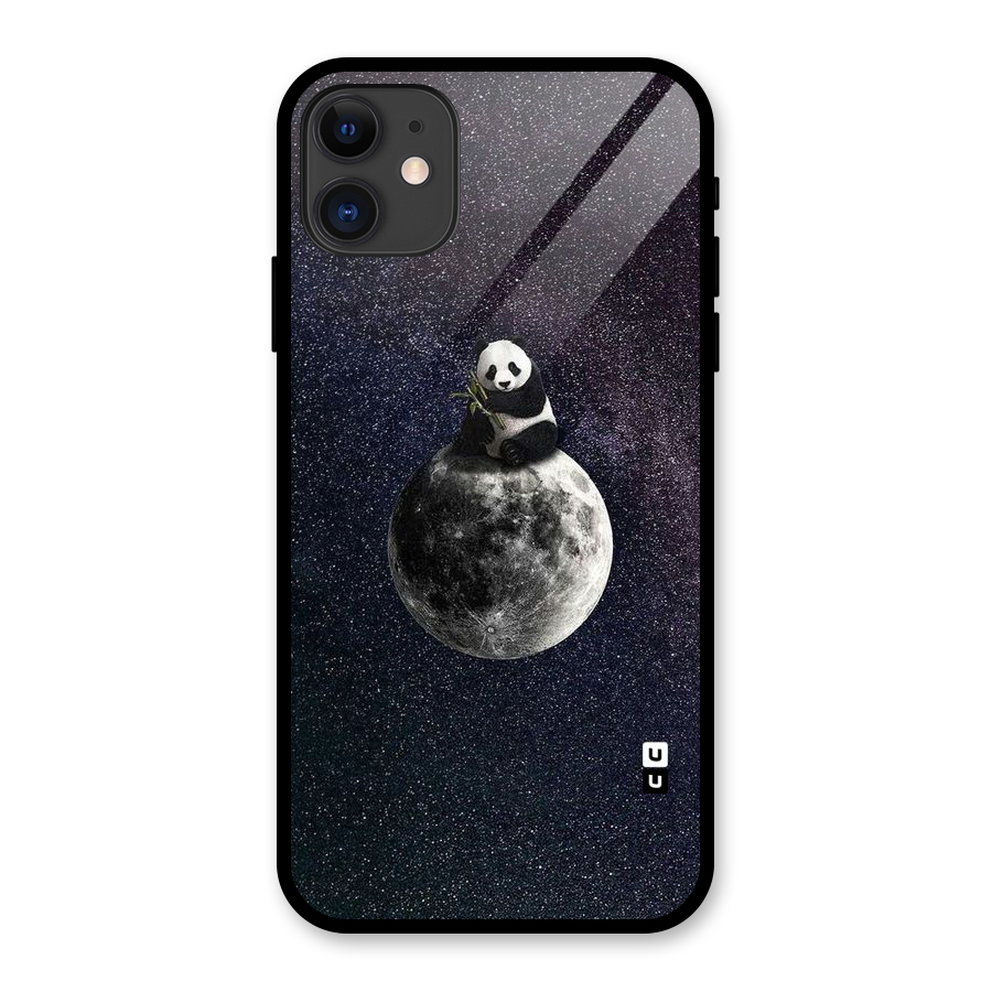 Panda Space Glass Back Case for iPhone 11
