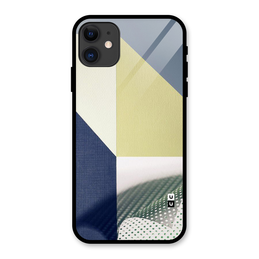 Paper Art Glass Back Case for iPhone 11