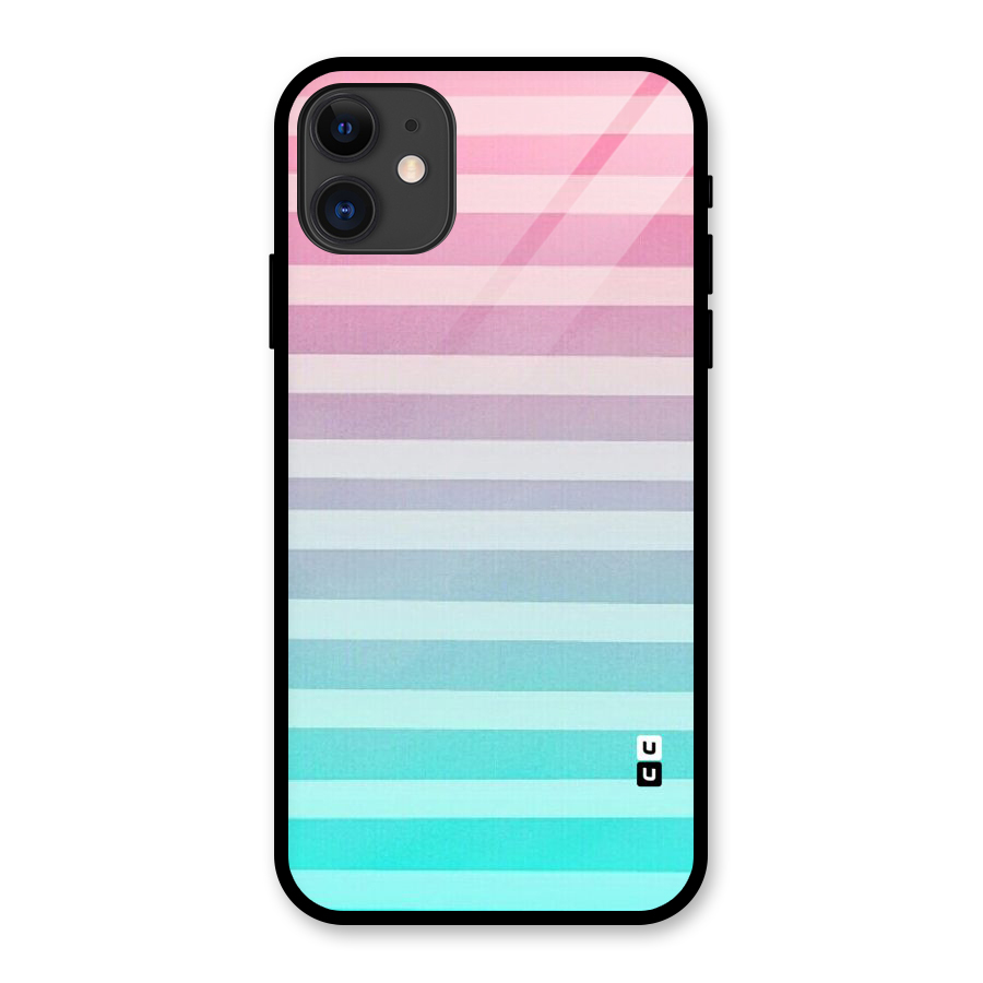 Pastel Ombre Glass Back Case for iPhone 11