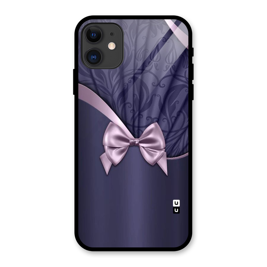 Pink Ribbon Glass Back Case for iPhone 11