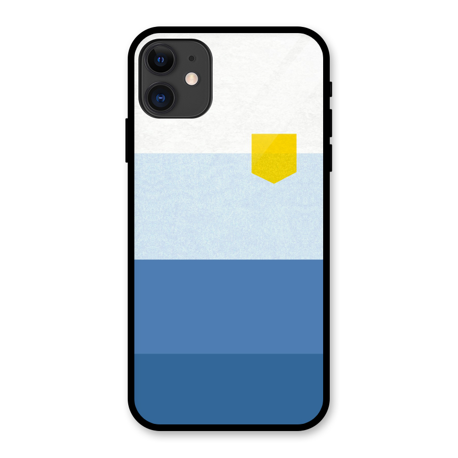 Pocket Stripes. Glass Back Case for iPhone 11