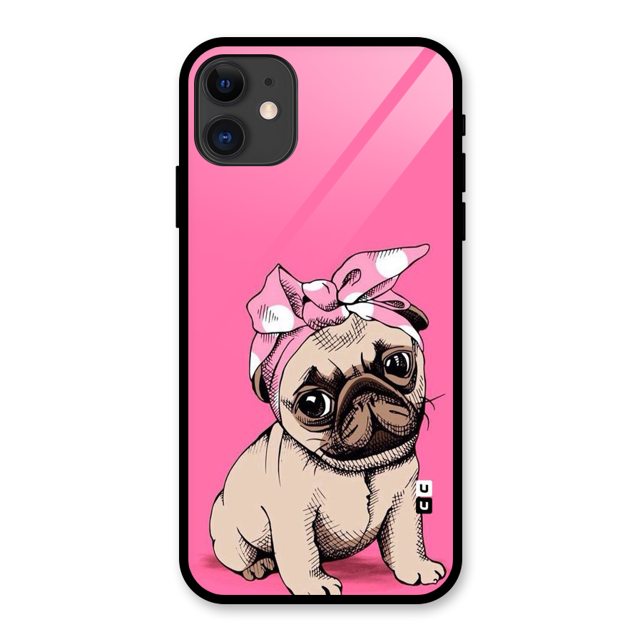 Ribbon Doggo Glass Back Case for iPhone 11