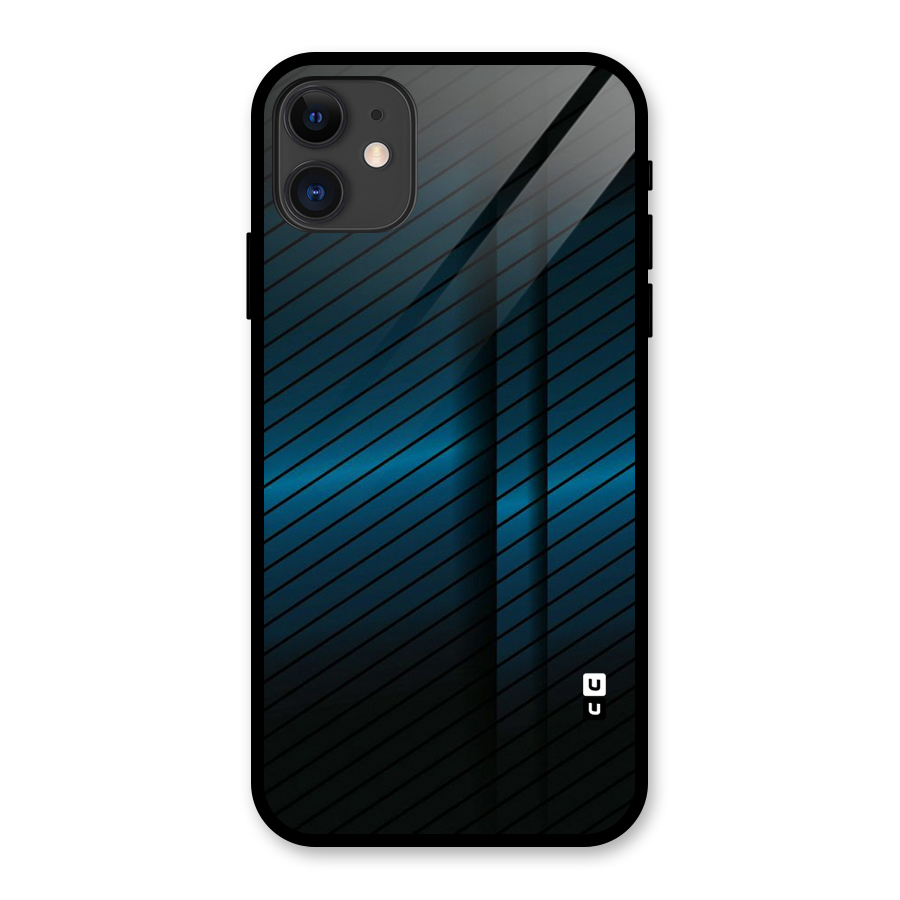 Royal Shade Blue Glass Back Case for iPhone 11