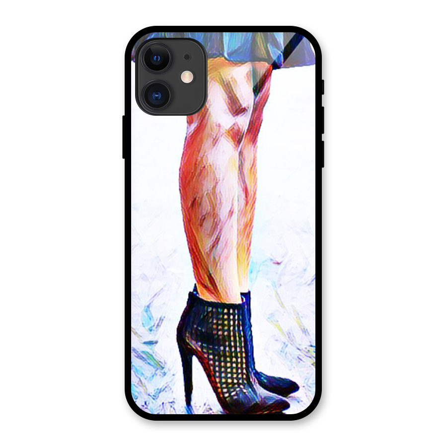 Sassy Heels Glass Back Case for iPhone 11