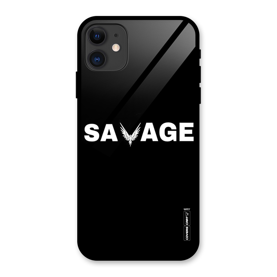 Savage Glass Back Case for iPhone 11