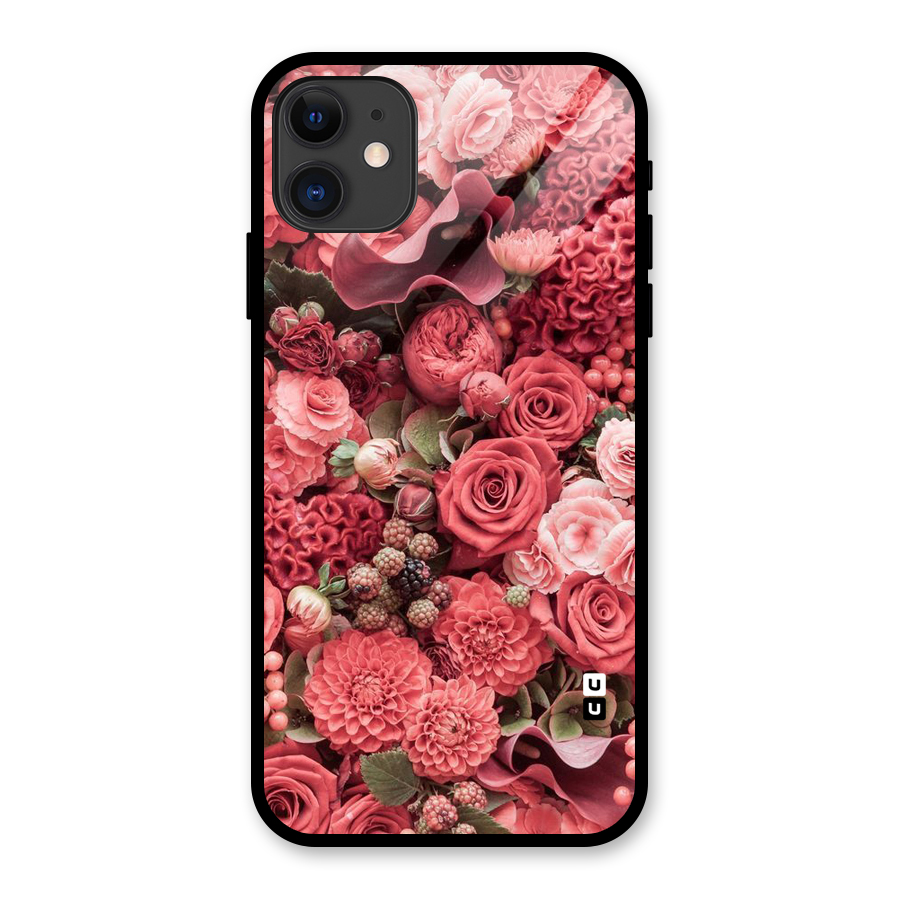 Shades Of Peach Glass Back Case for iPhone 11