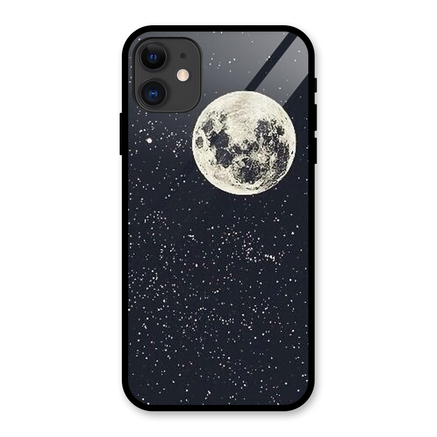 Simple Galaxy Glass Back Case for iPhone 11
