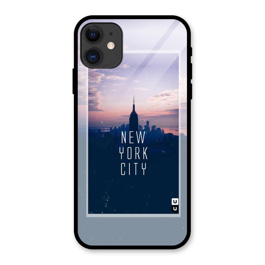 Sleepless City Glass Back Case for iPhone 11