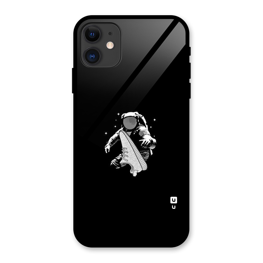 Space Shoe Glass Back Case for iPhone 11