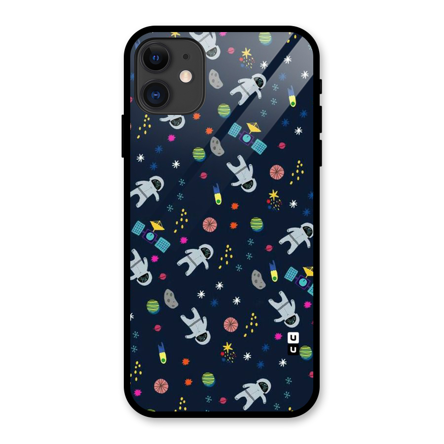 Spaceman Dance Glass Back Case for iPhone 11