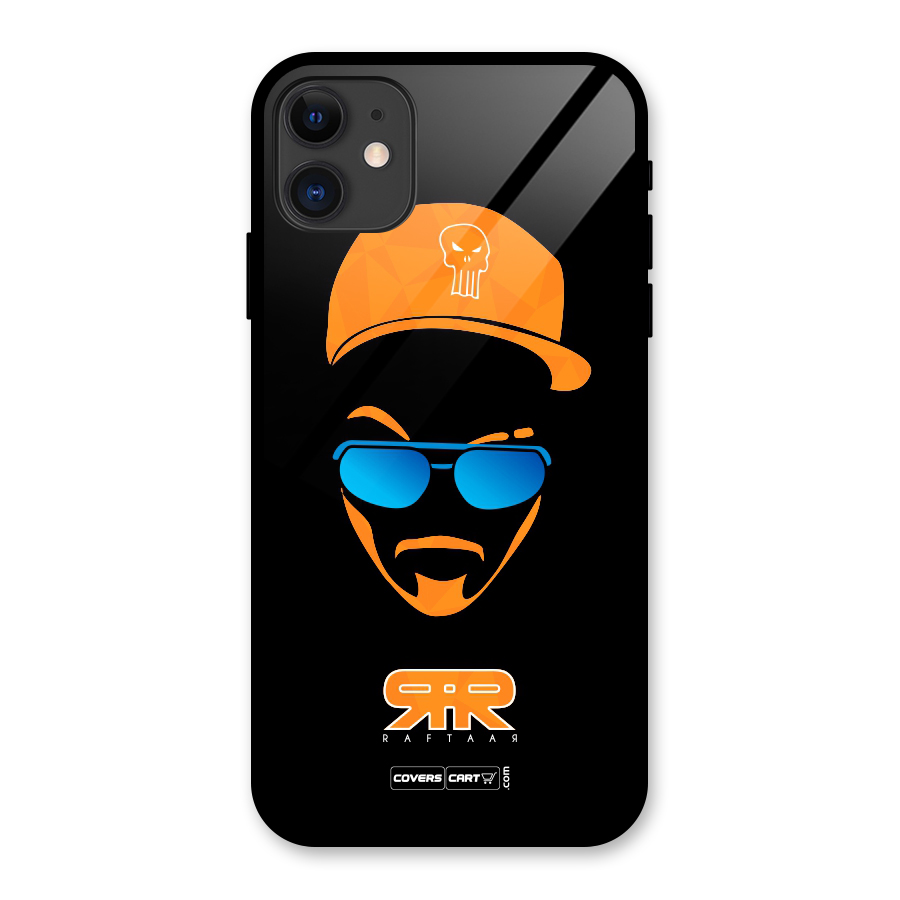 Special Raftaar Edition Orange Glass Back Case for iPhone 11