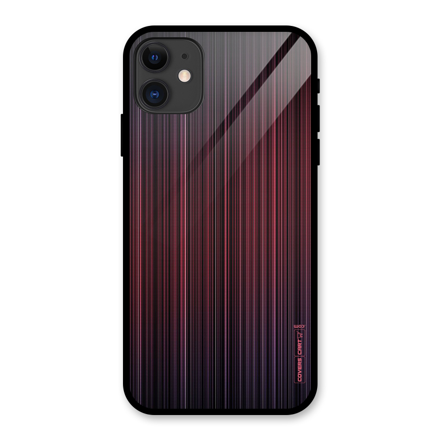 Stripes Gradiant Glass Back Case for iPhone 11