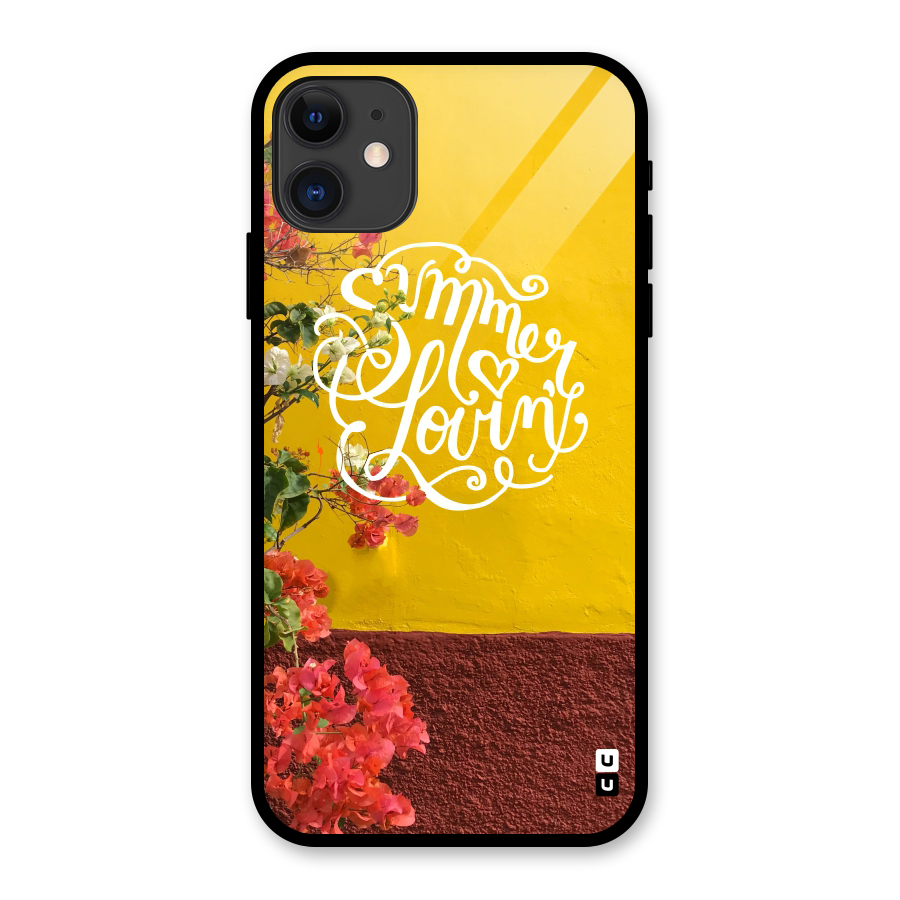 Summer Lovin Glass Back Case for iPhone 11