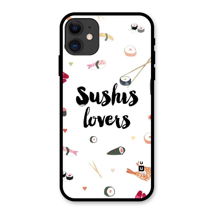 Sushi Lovers Glass Back Case for iPhone 11
