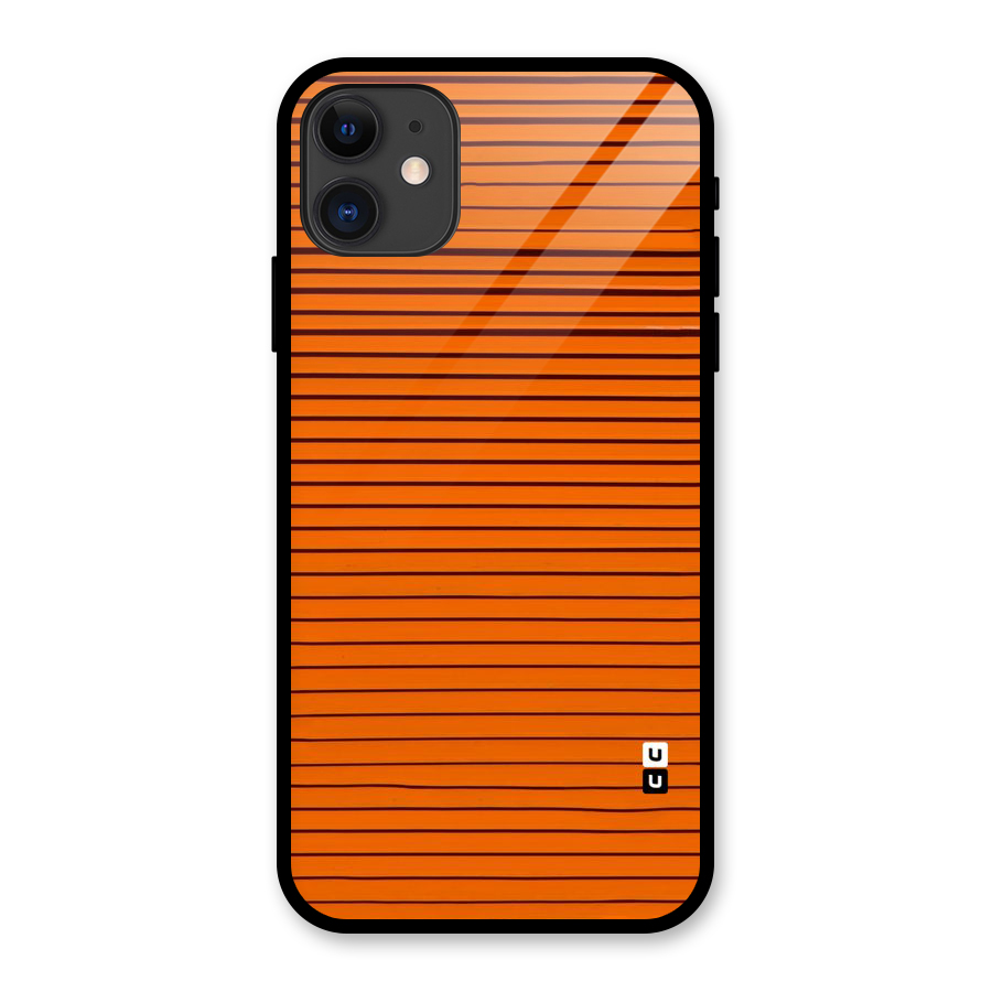 Trippy Stripes Glass Back Case for iPhone 11