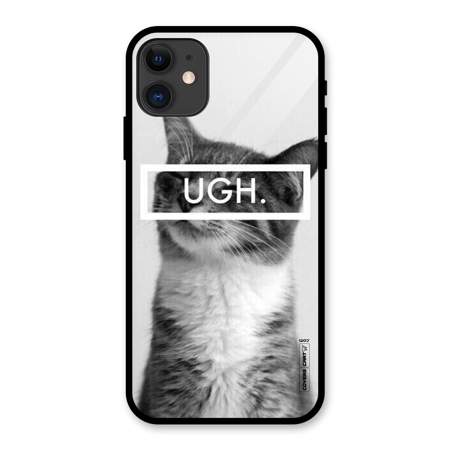 Ugh Kitty Glass Back Case for iPhone 11