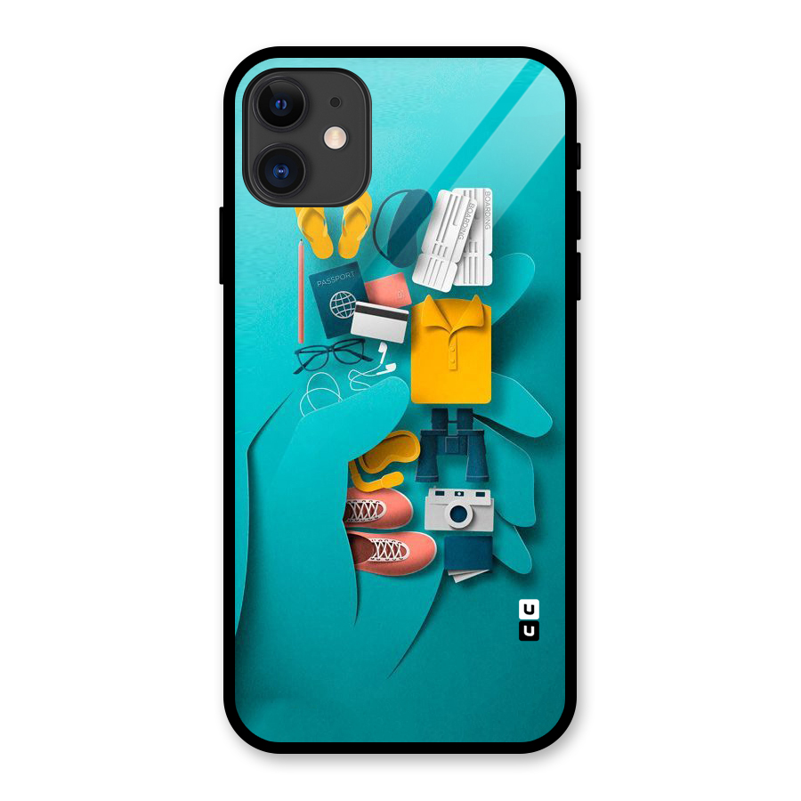 Vacay Vibes Glass Back Case for iPhone 11