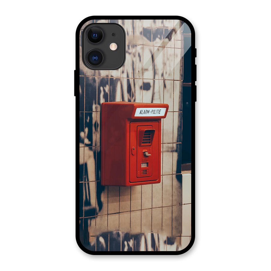 Vintage Alarm Glass Back Case for iPhone 11