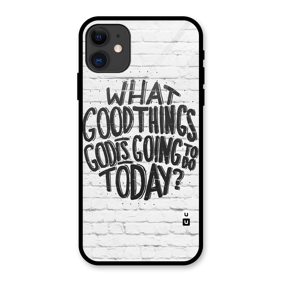 Wall Good Glass Back Case for iPhone 11
