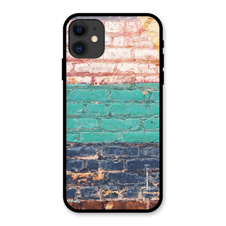 Wall Grafitty Glass Back Case for iPhone 11