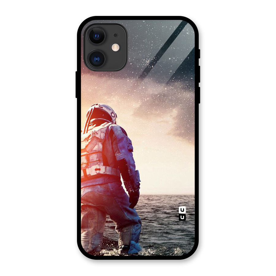 Water Astronaut Glass Back Case for iPhone 11