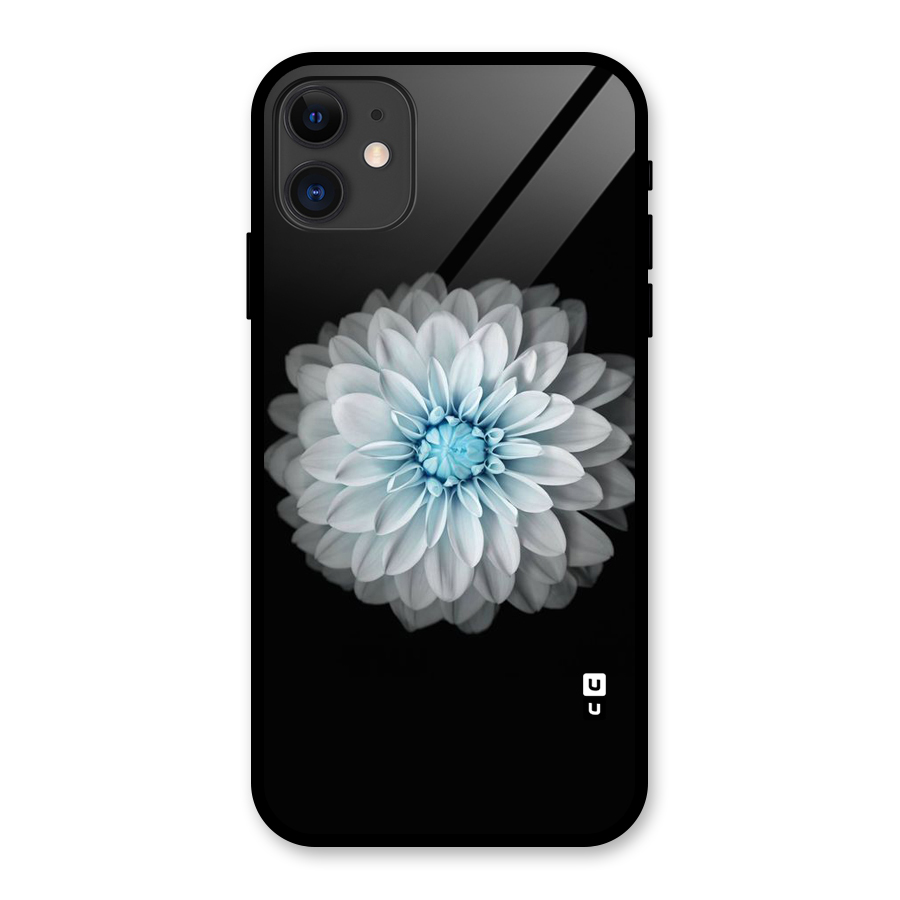 White Bloom Glass Back Case for iPhone 11