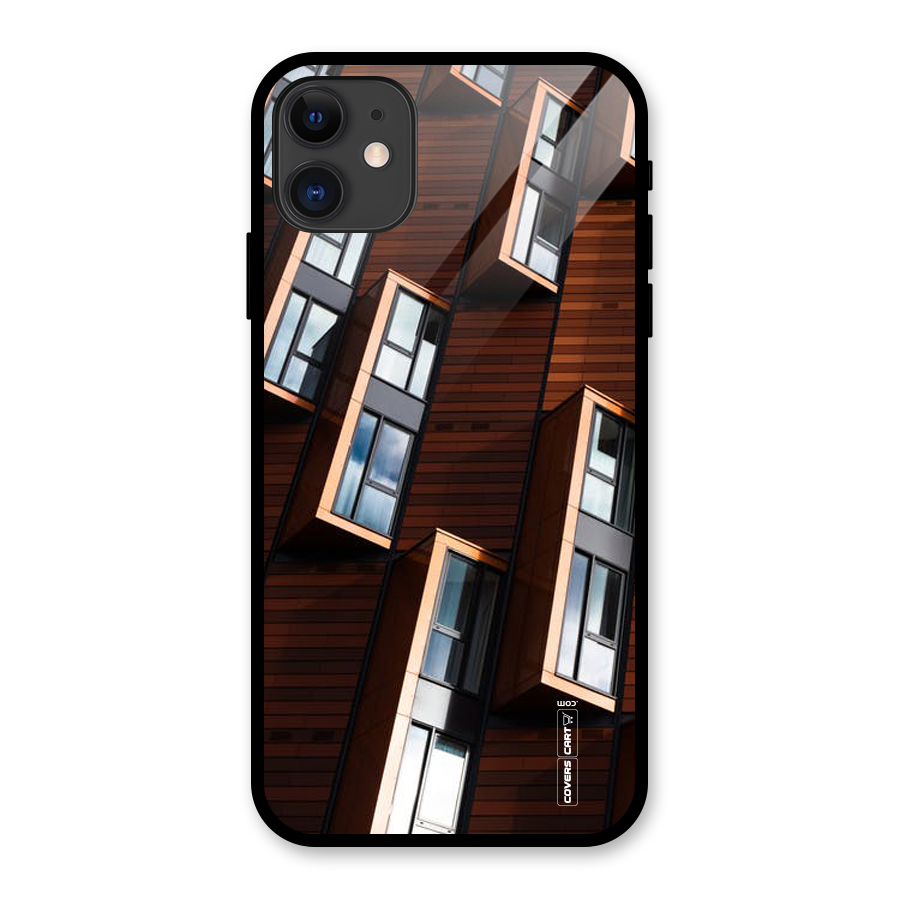 Window Abstract Glass Back Case for iPhone 11