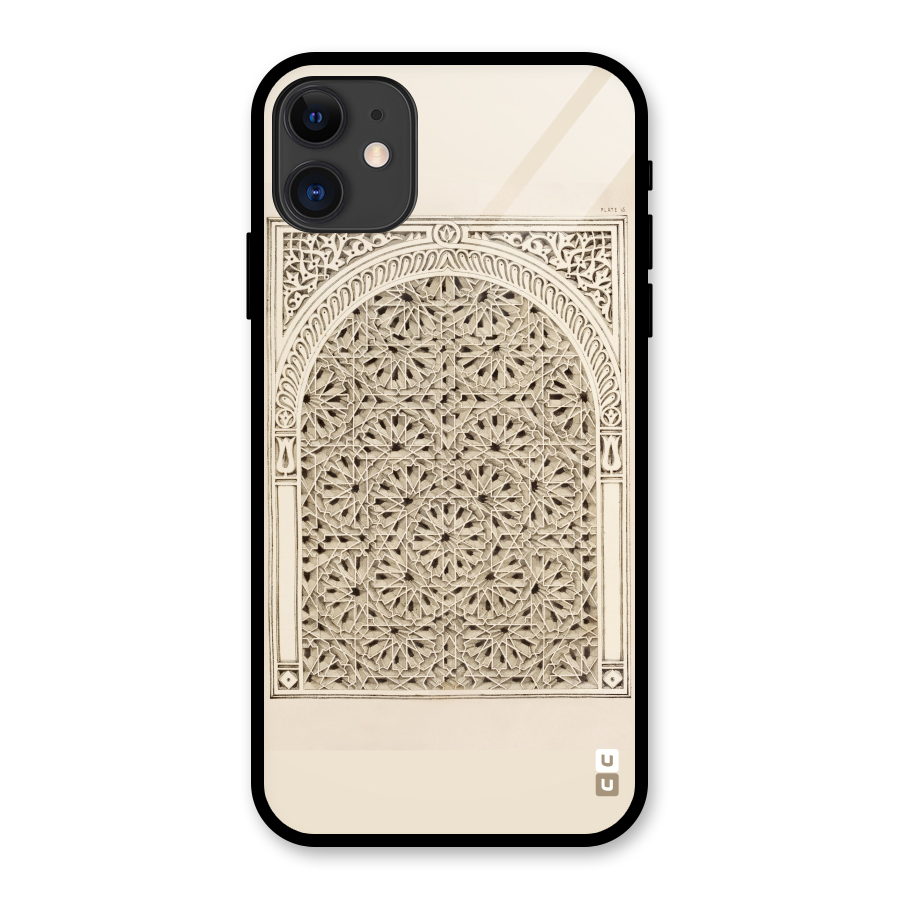 Window Ornaments Glass Back Case for iPhone 11