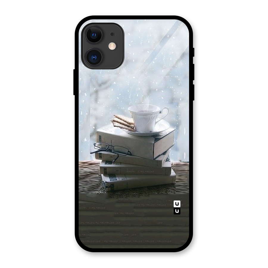 Winter Reads Glass Back Case for iPhone 11