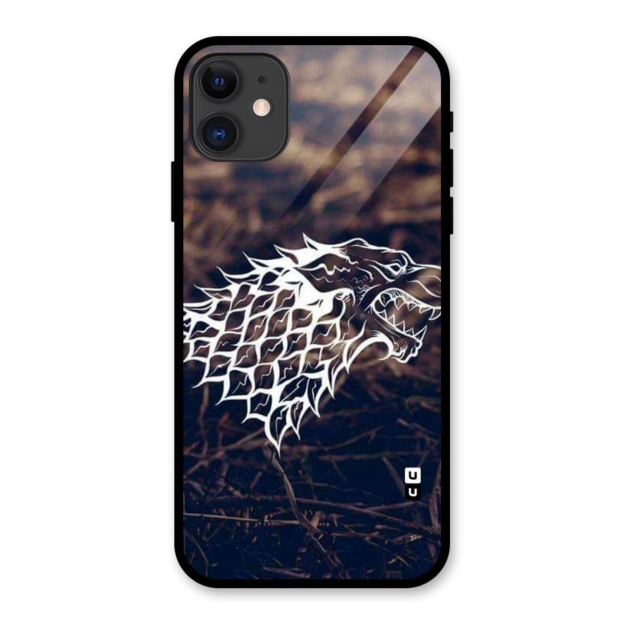 Wolf In White Glass Back Case for iPhone 11