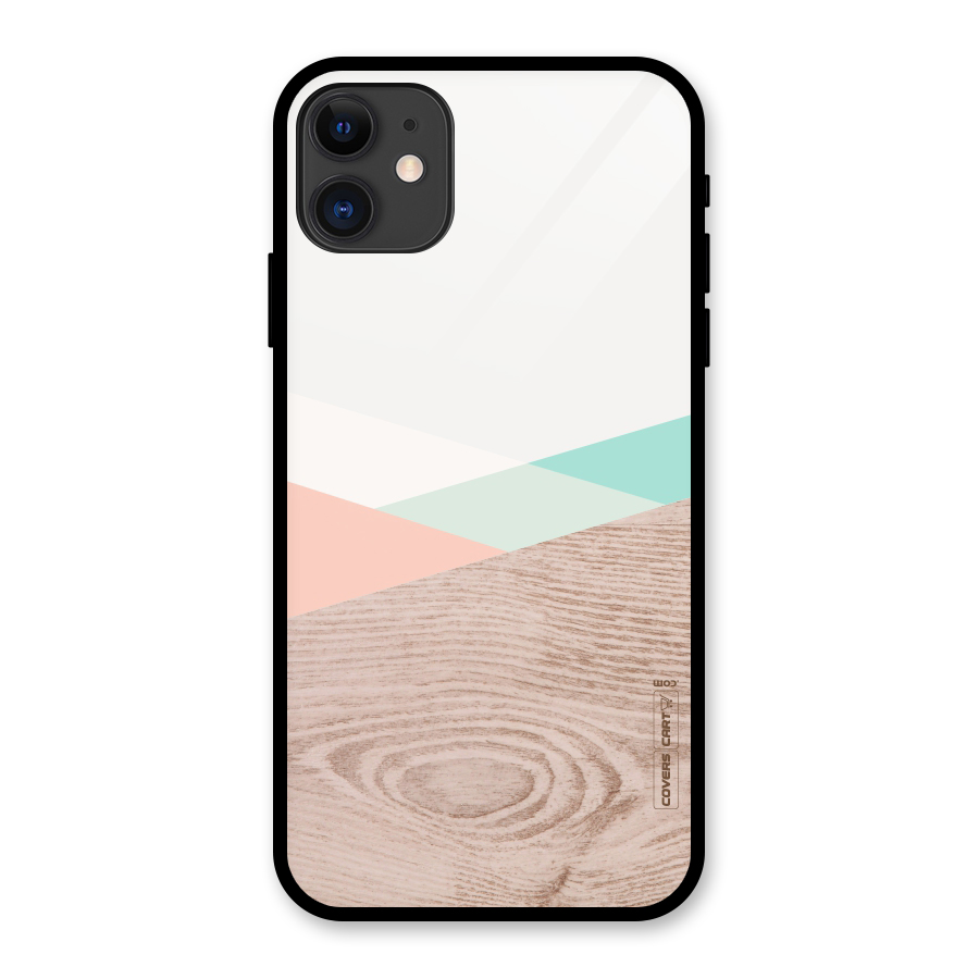Wooden Fusion Glass Back Case for iPhone 11