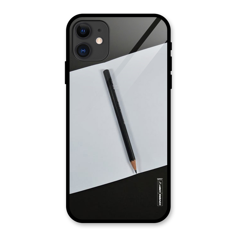 Write Your Thoughts Glass Back Case for iPhone 11