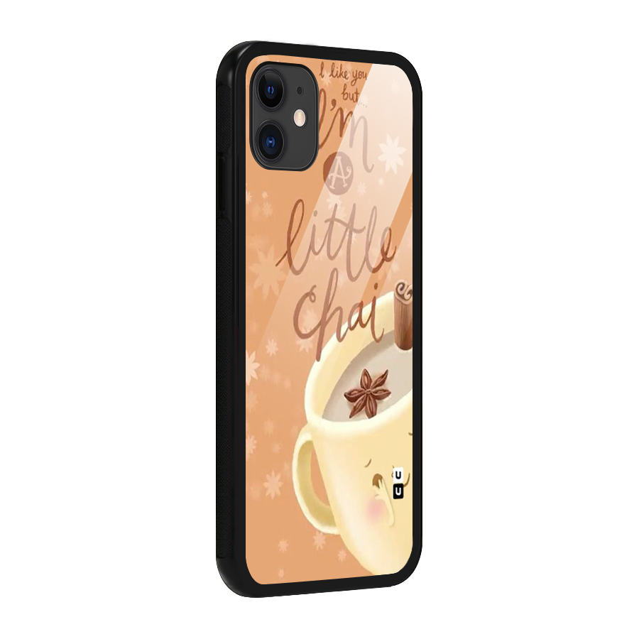 A Little Chai Glass Back Case for iPhone 11