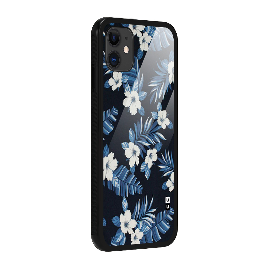 Aesthicity Floral Glass Back Case for iPhone 11