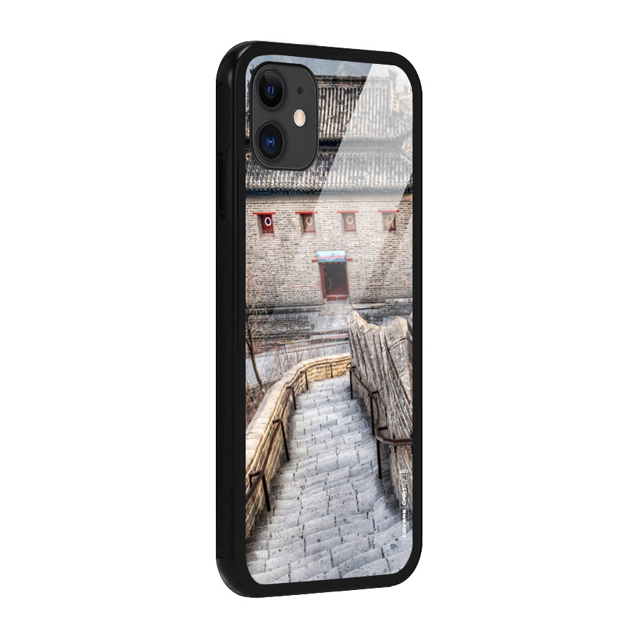 Ancient Strairs Glass Back Case for iPhone 11