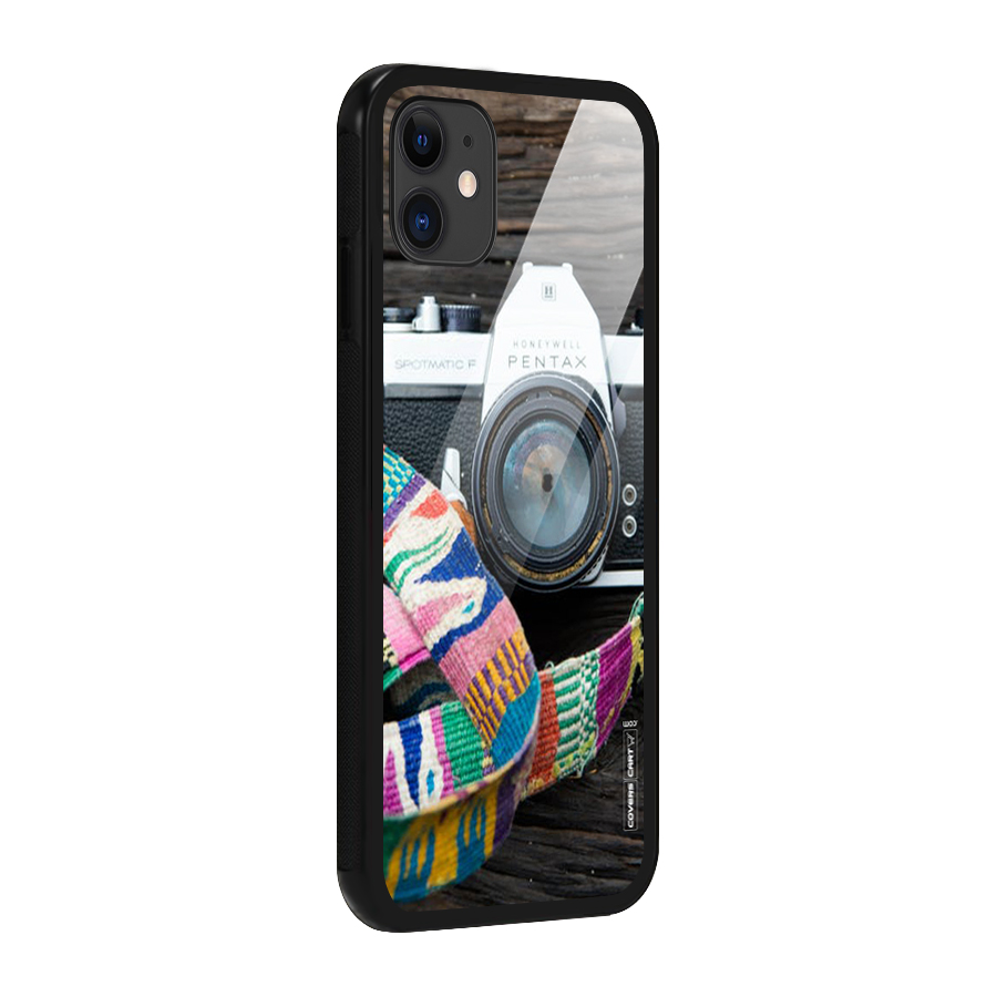Antique Camera Glass Back Case for iPhone 11