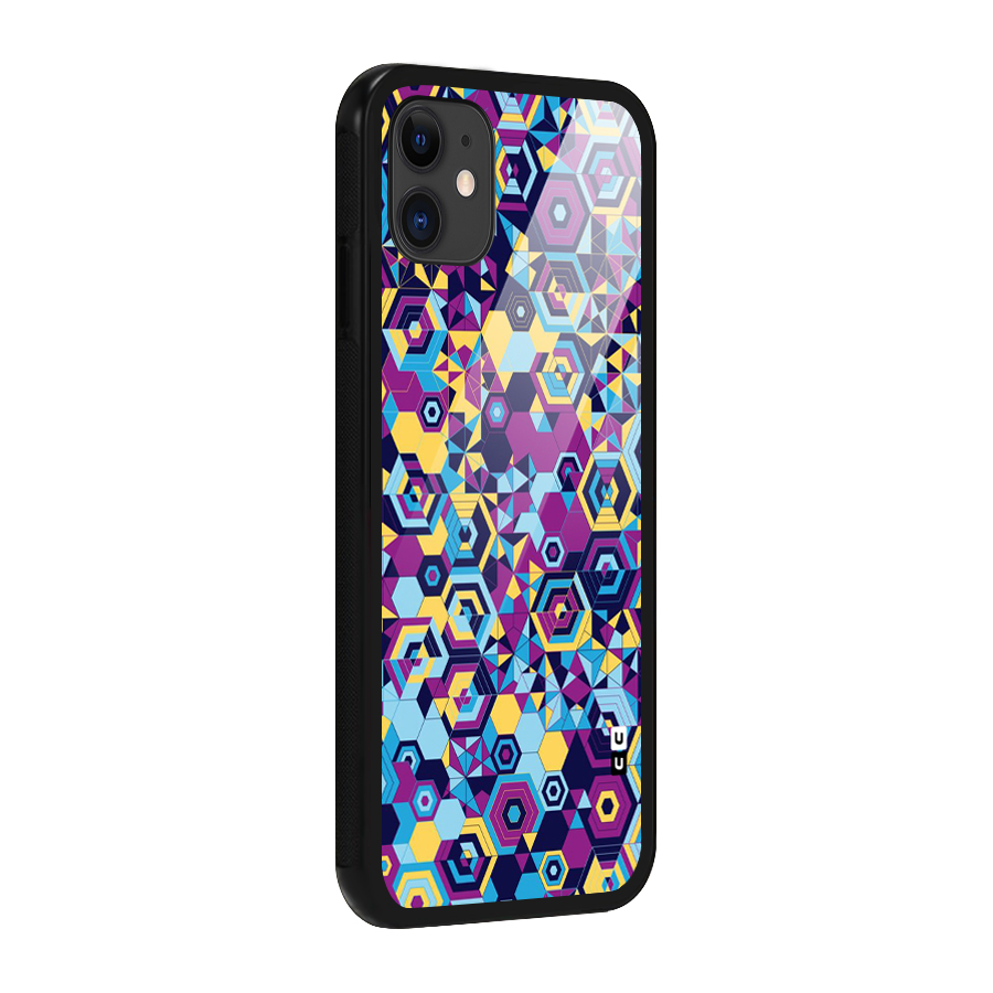 Artistic Abstract Glass Back Case for iPhone 11