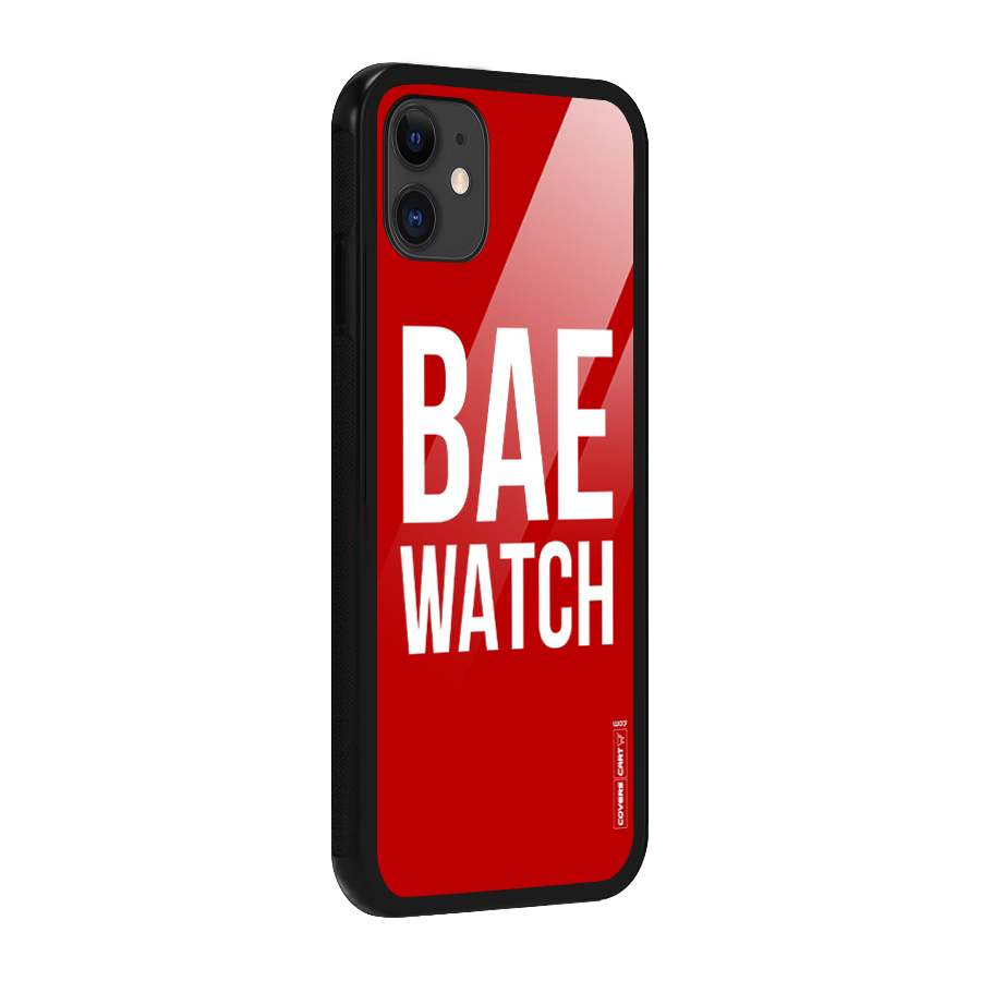 Bae Watch Glass Back Case for iPhone 11