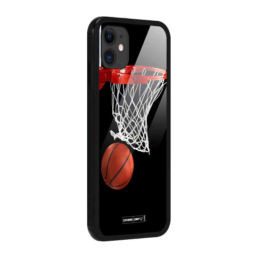 Basketball Glass Back Case for iPhone 11