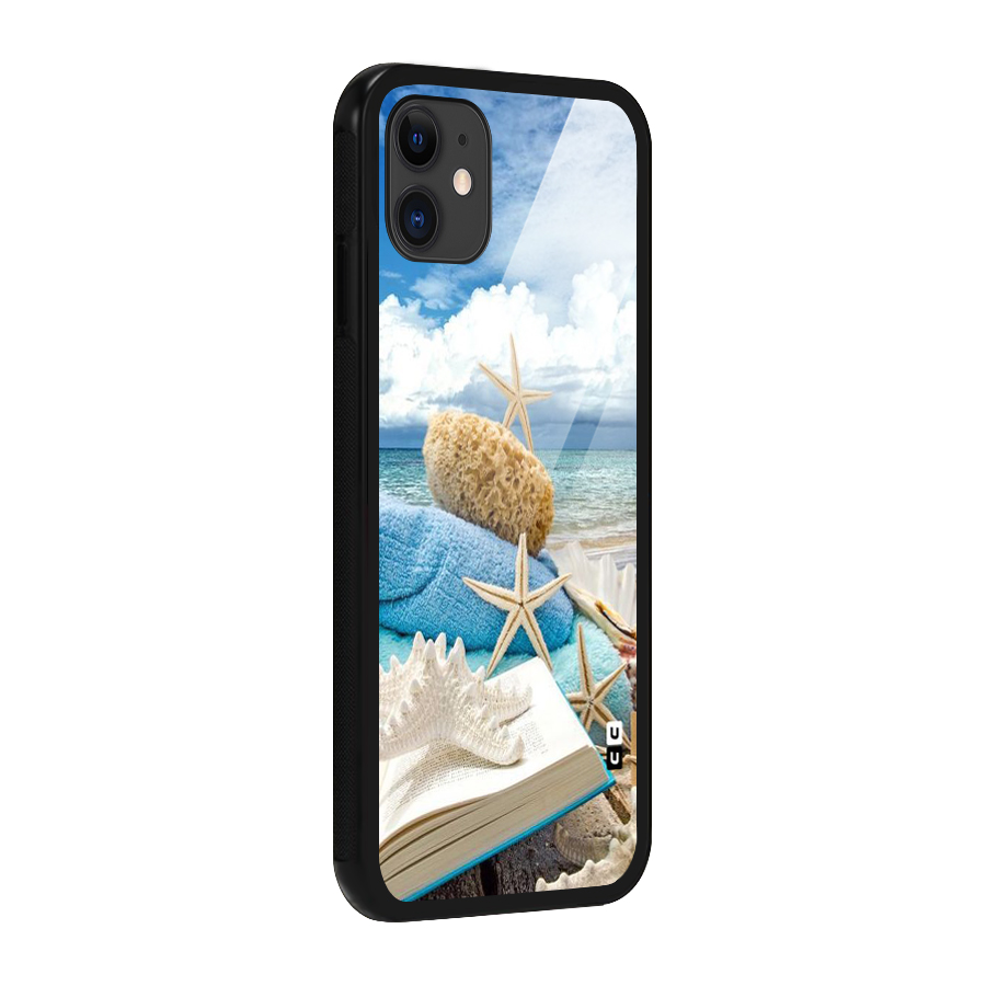 Beach Sky Glass Back Case for iPhone 11