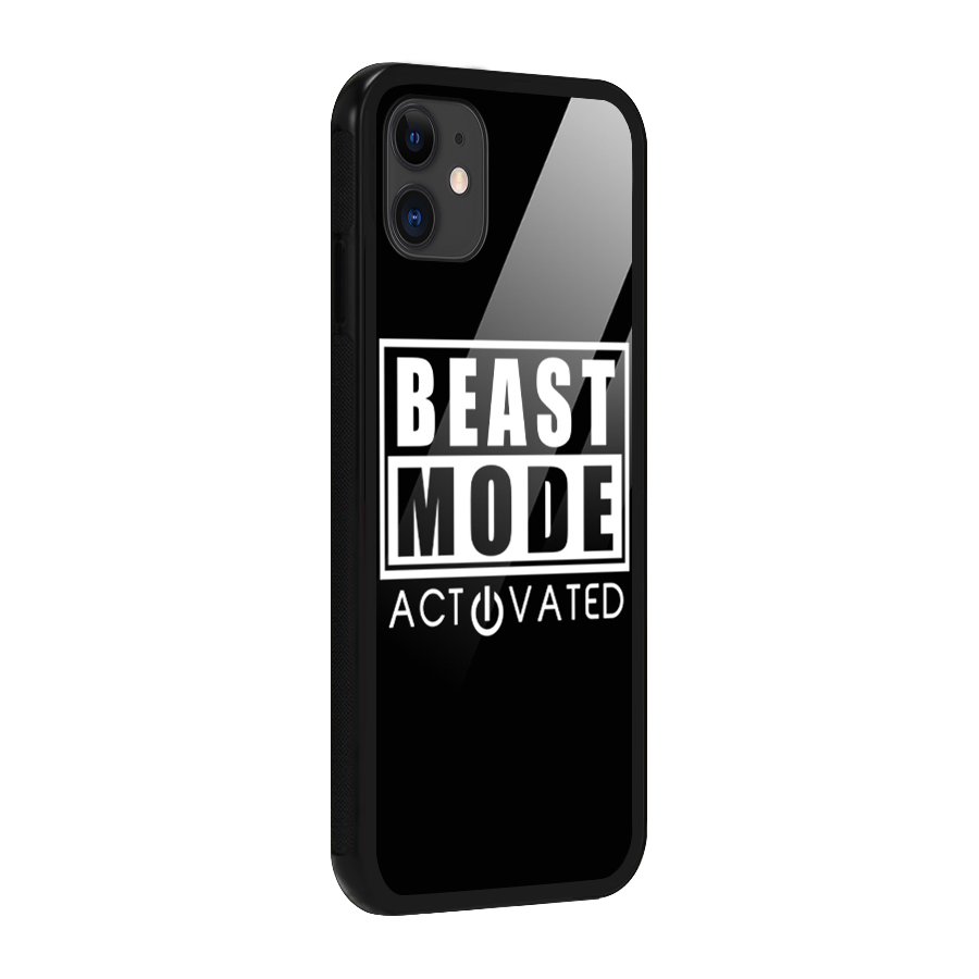 Beast Mode Activated Glass Back Case for iPhone 11