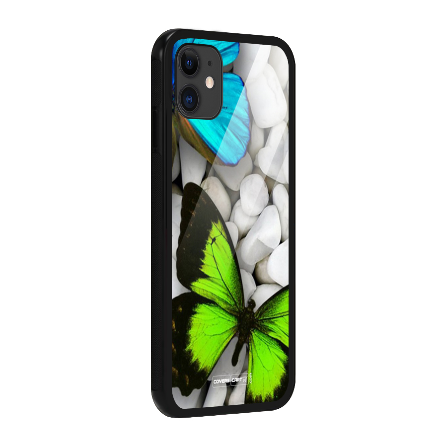 Beautiful Butterflies Glass Back Case for iPhone 11