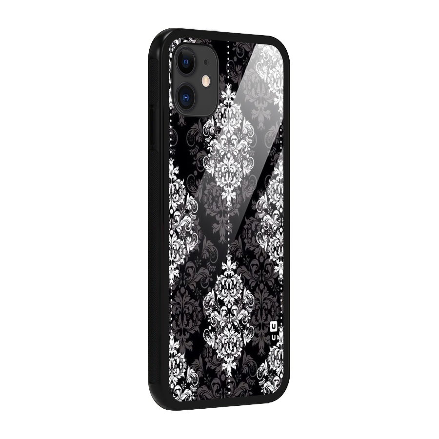 Beautiful Grey Pattern Glass Back Case for iPhone 11