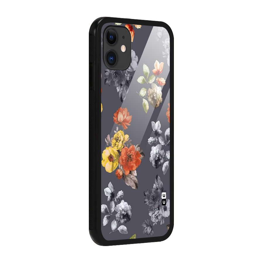 Beauty Art Bloom Glass Back Case for iPhone 11