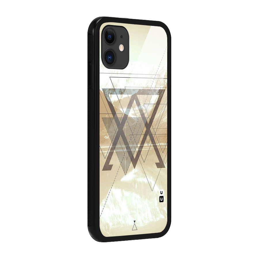 Beige View Glass Back Case for iPhone 11