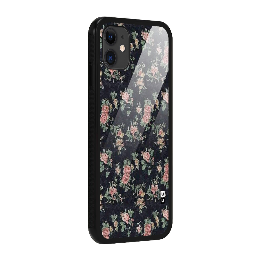 Bloom Black Glass Back Case for iPhone 11