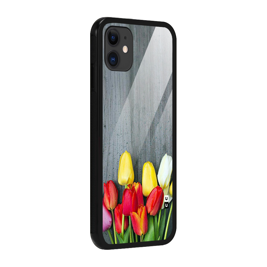 Bloom Grey Glass Back Case for iPhone 11